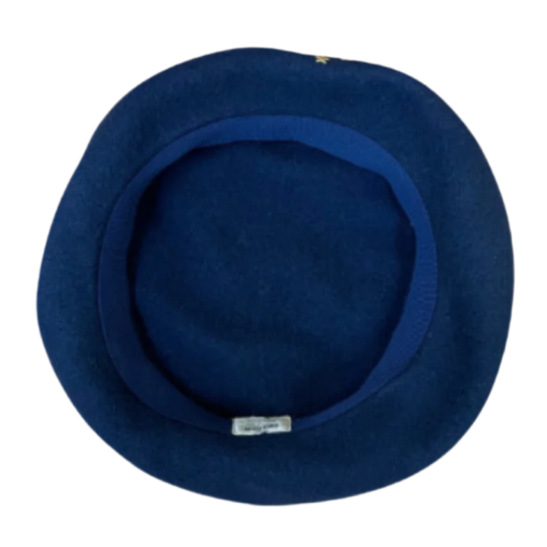 Moschino Chic & Cheap Navy Beret Hat