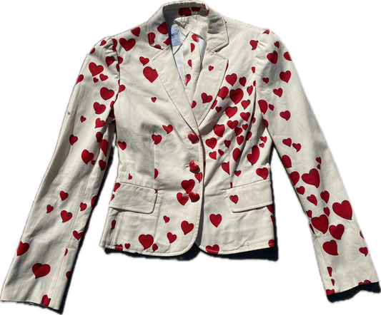 Moschino Jeans Heart Blazer